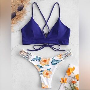 Zaful floral bikini
